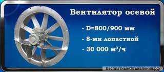 Вентилятор для сушильных камер