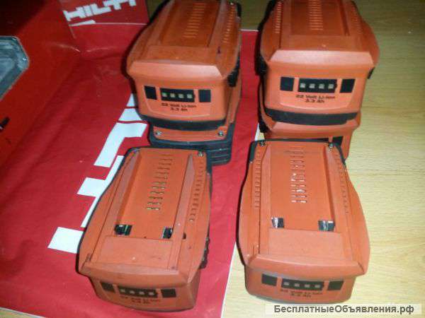 Аккумуляторная батарея hilti 22В 3.3 а/ч. Б/у