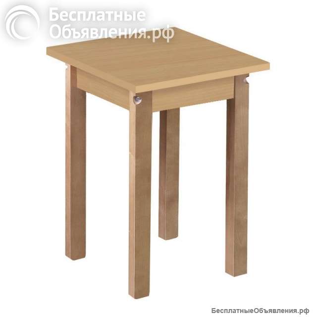 Табуреты "Прямая нога", стол обеденный (новые)