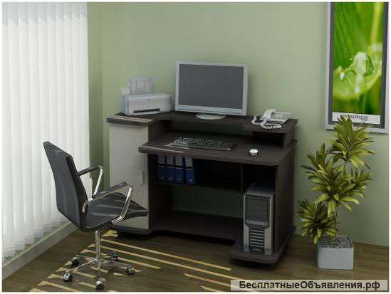 Стол компьютерный КС2012 венге/дуб молочный