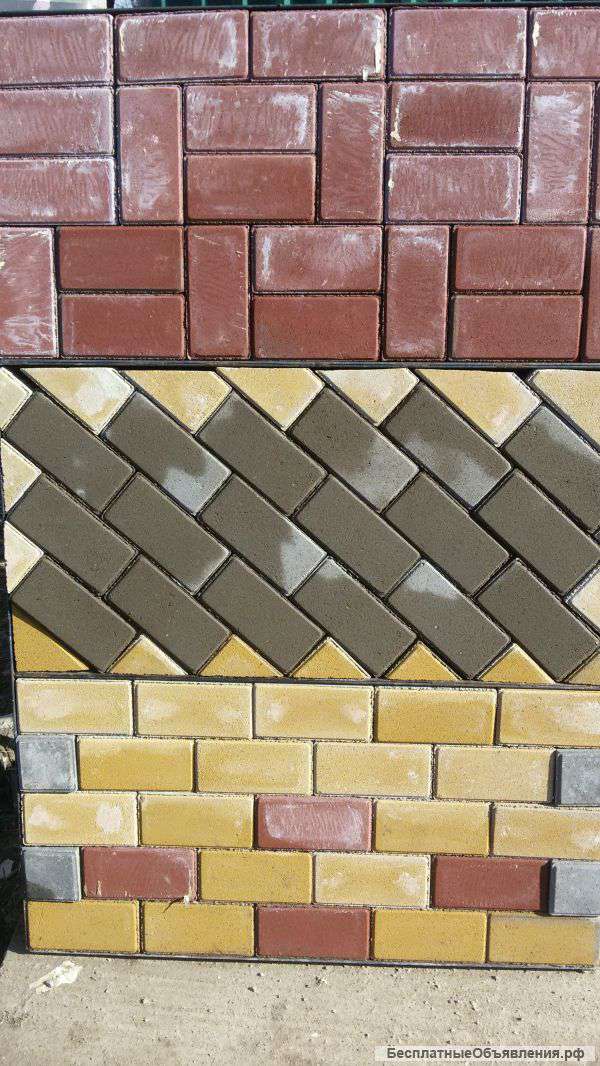 Тротуарная плитка сухопрес и литье