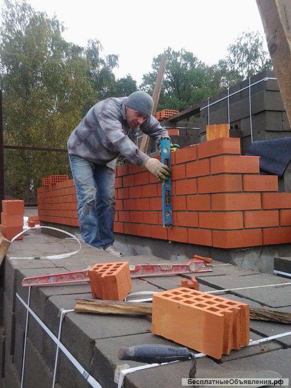 Каменщик, строительство в Москве и области