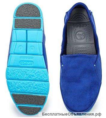 Лоферы Слипоны Мокасины туфли балетки Womens Stretch Sole Crocs