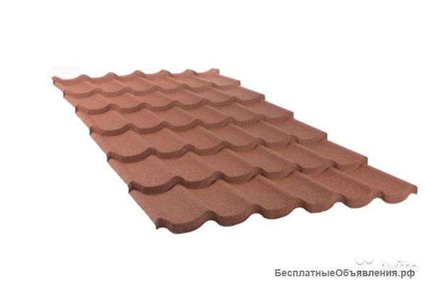 Композитная металлочерепица Grand Line 6 волновый