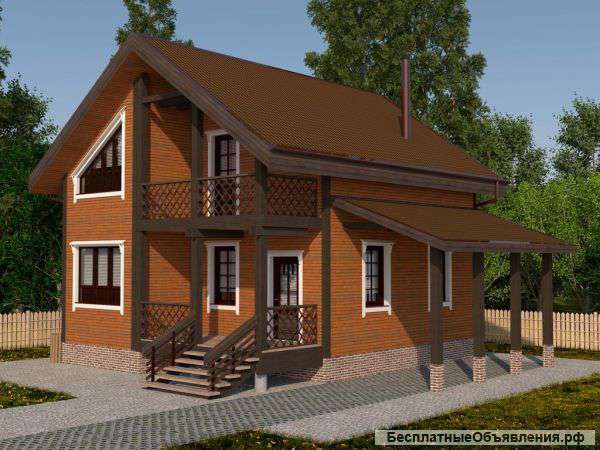 Каркасный дом 144 кв. м