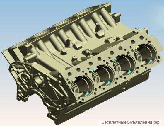 Блок цилиндров КАМАЗ 740 30/50/60