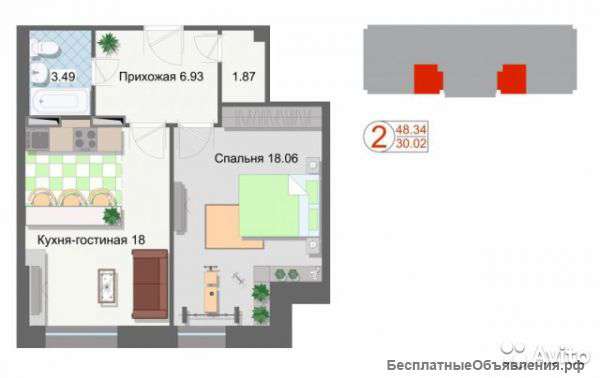 Квартира в новостройке