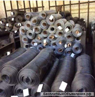 Сетка нержавеющая тканая ГОСТ 3826 0,45х0,25, 0,63х0,25 фильтровая светлая оцинкованная