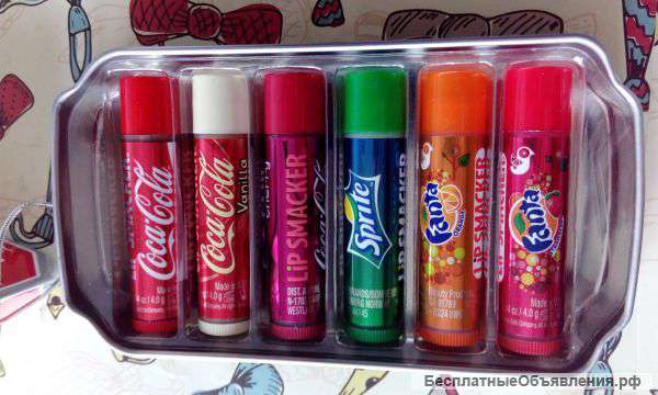 Подарочный набор бальзамов для губ Lip Smacker