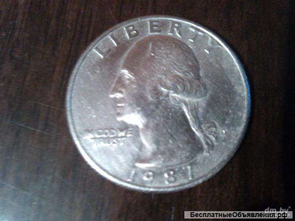 Набор монет quarter dollar liberty