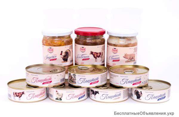 Паштеты ТМ "Frank" объем 250 г