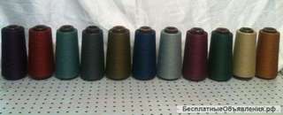Швейные лавсановые нитки на конусных бобинах по 5000 метров
