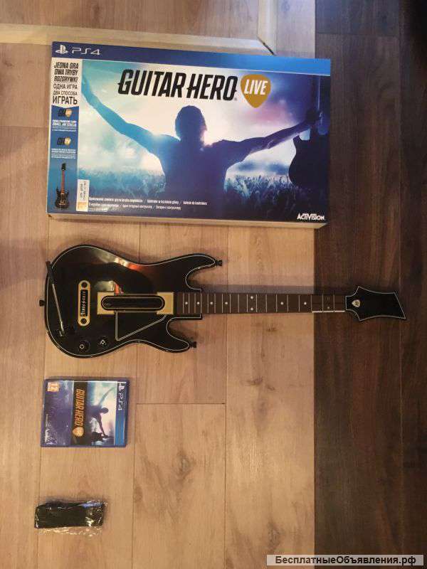 Guitar Hero Live + Гитара для PlayStation 4
