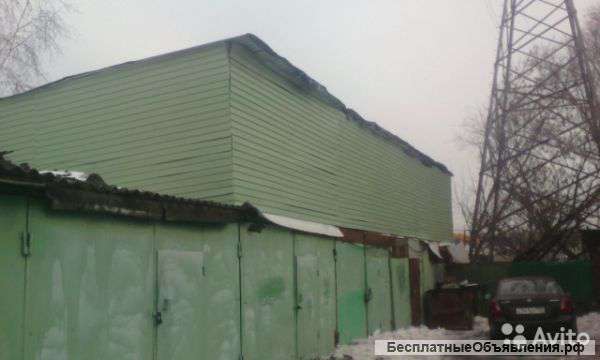 Охраняемый металлический гараж >30м2