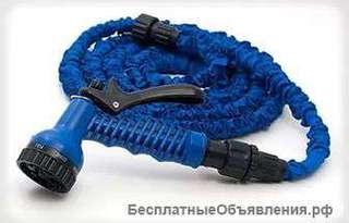 Шланг самоудлинняющийся,не запутывающийся,стрейч-хоз с насадкой