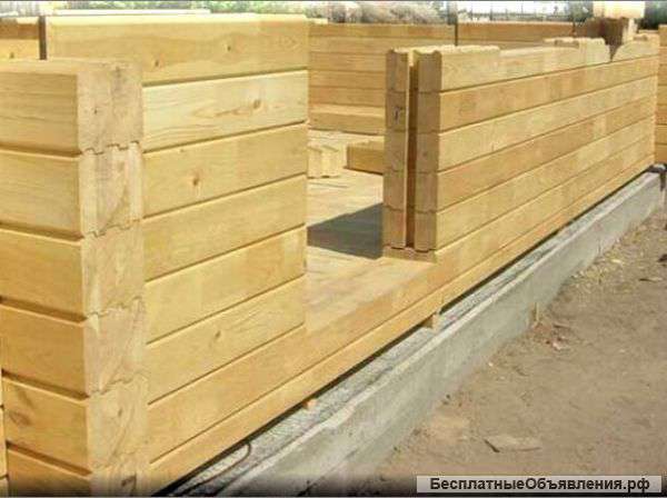 Брус профилированный. Строим дом