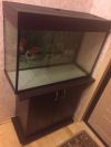 Аквариум 130 литров +тумба