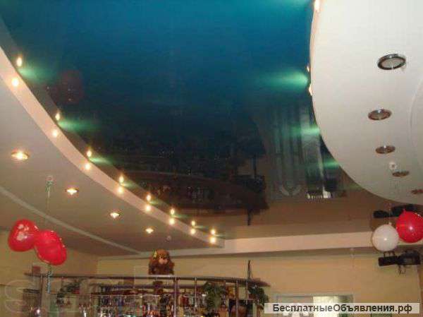 Бесшовные натяжные потолки