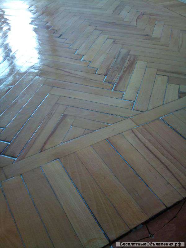 Циклевка пола+лак