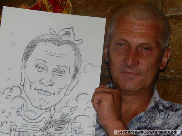 Рисую на свадьбах, юбилеях и выпускных
