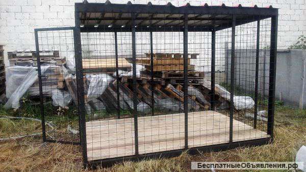 Вольера (из сетки)