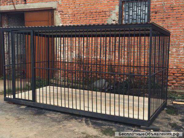 Вольера (из металлических прутьев)
