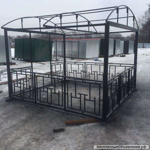 Беседки дачные (каркас)