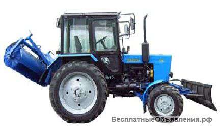 Плужно-щеточное оборудование на МТЗ-80/82 УК