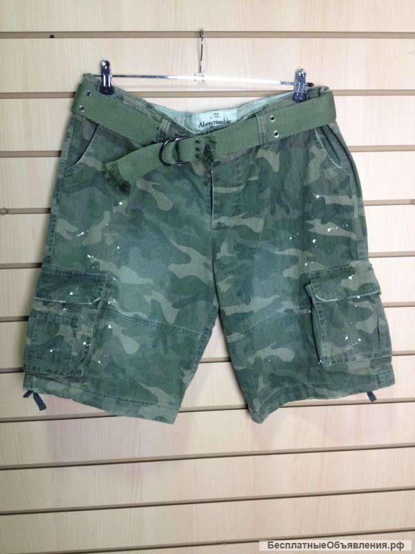 Шорты камуфляж Abercrombie
