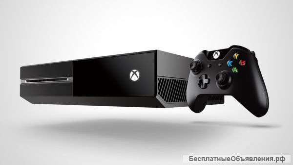 Xbox one 1Тб + джойстик + гарнитура + игры
