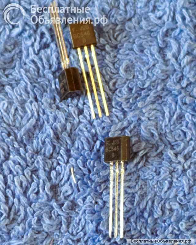 BC546B Amplifier Transistors Motorola, TO-92 NPN 0.625W 65V 0.1А hfe: 200 300MHz оригинальный НОВЫЙ