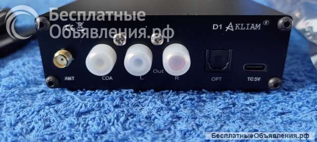 ЦАП DAC Rod Rain Audio Akliam D1 Ver.1 Black ES9038Q2M QCC5125, Bluetooth, APTX-HD LDAC НОВЫЙ