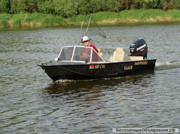 Легендарная лодка Южанка-2 с канадским мотором Evinrude E75DPL