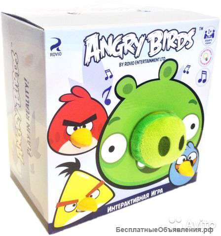 Интерактивная игра angry birds
