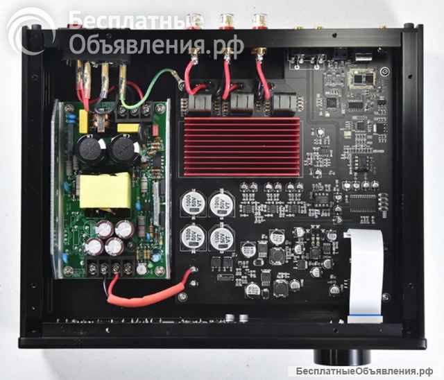 Усилитель BRZHIFI X21 Upgrade Version HIFI Black 2.1 2хTPA3255, U-диск, HD Bluetooth LDAC НОВЫЙ