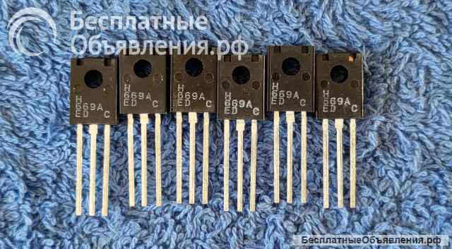H669A C(H669 A C), TO126ML, NPN, 20W, 160V, 1,5A, 140MHz, Транзистор оригинальный НОВЫЙ