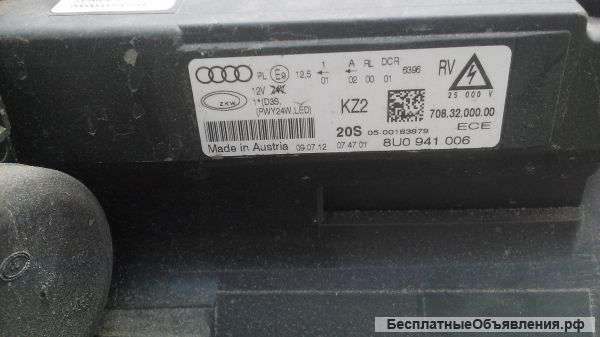 Фара правая для Ауди Ку 3(AUDI Q3) Б/У, оригинал