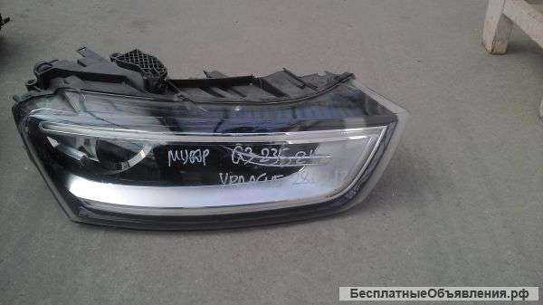 Фара правая для Ауди Ку 3(AUDI Q3) Б/У, оригинал