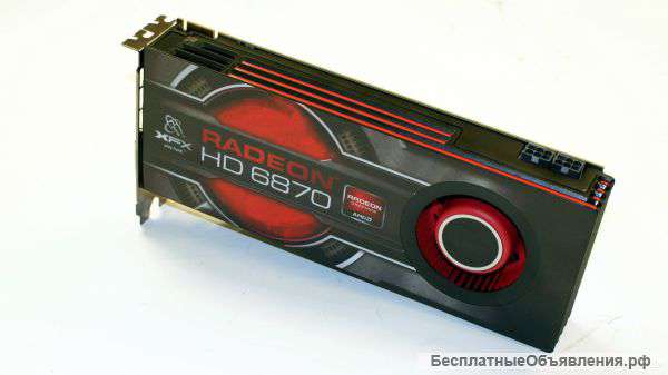 Видеокарта Radeon 6870 xfx 1024mb