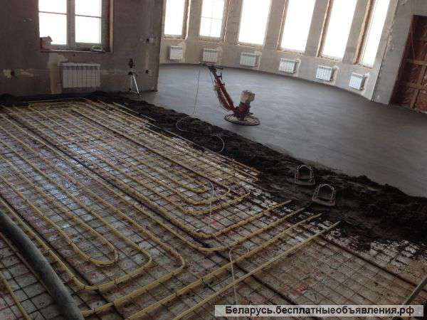 Стяжка пола в Минске, Смолевичах и Борисове