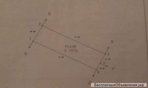 Участок под строительство