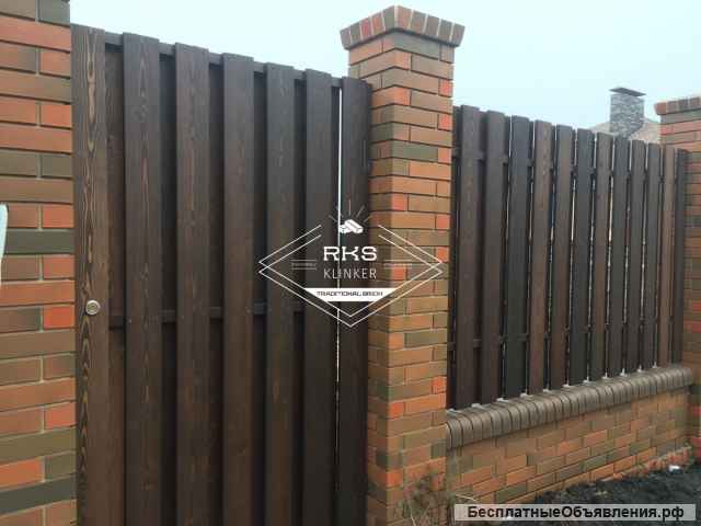 Новинка от RKS-Klinker Кирпичные колпаки на столбы забора RKS-Klinker