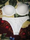 Комплект женского белья белый фирменный Ladyberg размер S, EUR75, F90, USA34, 2