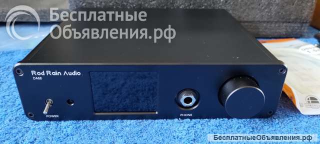 ЦАП DAC Rod Rain Audio DA68 ES9068AS ver.8 QCC5125 Bluetooth LDAC DSD512 PCM384 НОВЫЙ