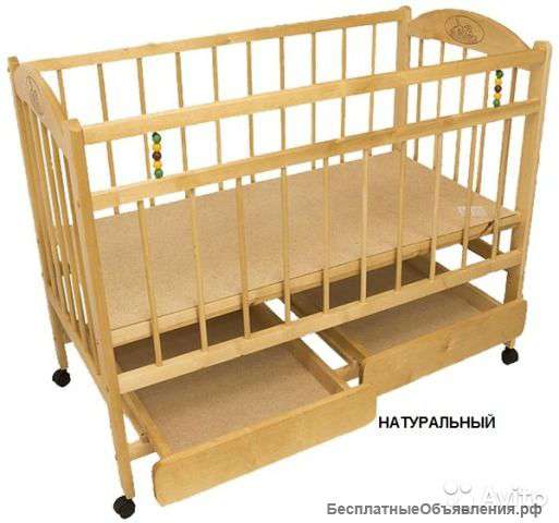 Кровать 3-5 колесо/ящик (товар новый)