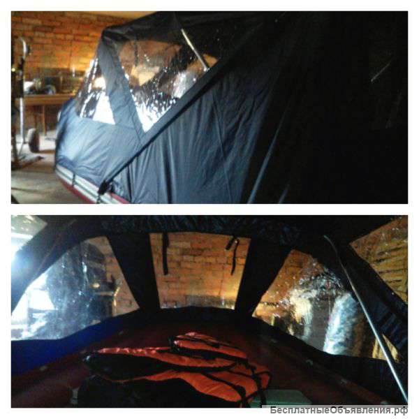 Лодка брик с мотором