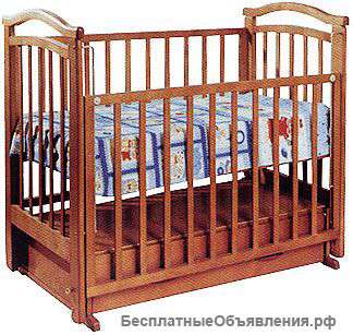 Детская кровать "Красная звезда" + матрас+ бортики