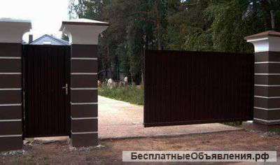 Ворота для дома и дачи во двор и гараж в Раменском и Воскресенском р-нах