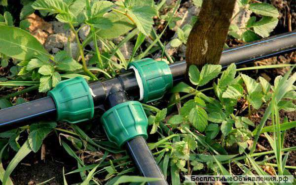 Дачный водопровод 20 и 25 диаметра и фитинги