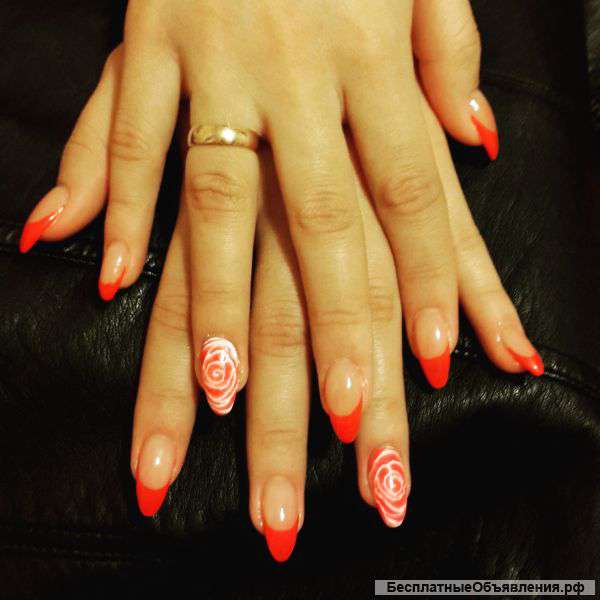 Маникюр, shellac, наращивание ногтей